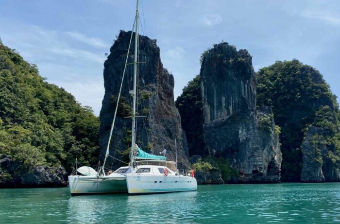 catamaran cruise in Mauritius